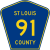 St Louis County Route 91 MN.svg