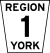 York Regional Road 1.svg