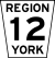 York Regional Road 12.svg