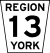 York Regional Road 13.svg