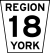 York Regional Road 18.svg