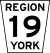 York Regional Road 19.svg