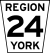 York Regional Road 24.svg