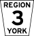 York Regional Road 3.svg