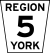 York Regional Road 5.svg