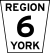 York Regional Road 6.svg