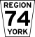 York Regional Road 74.svg
