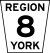 York Regional Road 8.svg