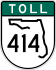 State Road 414 toll marker