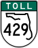 State Road 429 marker