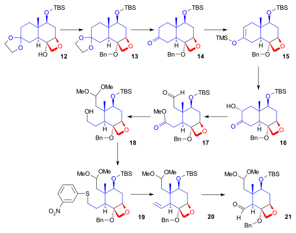 Scheme 2 Danishefsky Taxol total synthesis C ring