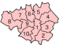 Map of Greater Manchester districts