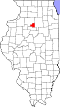 State map highlighting Putnam County