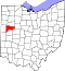 Auglaize County map