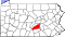 Perry County map