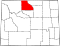 Big Horn County map