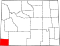 Uinta County map