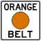 Pittsburgh PA Orange Belt shield.svg