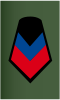 Rank insignia of cabo primero of the Colombian Army.svg