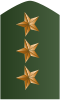 Rank insignia of capital of the Colombian Army.svg