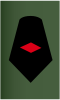 Rank insignia of dragoneante of the Colombian Army.svg