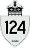 Highway 124 shield