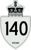 Highway 140 shield