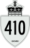 Highway 410 shield