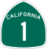 California State Route 1 shield