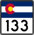 State Highway 133 marker