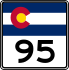 State Highway 95 marker