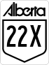 Alberta Highway 22X shield