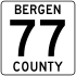 Bergen County Route 77 NJ.svg