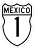 Federal Highway 1 shield