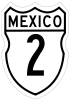 Federal Highway 2 shield