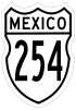 Federal Highway 254 shield