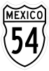 Federal Highway 54 shield
