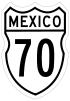 Federal Highway 70 shield