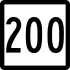 Route 200 marker