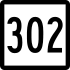 Route 302 marker