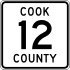 County State-Aid Highway 12 marker