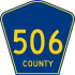 County Route 506 marker
