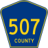 County Route 507 marker