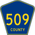 County Route 509 marker