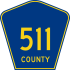 County Route 511 marker