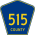 County Route 515 marker