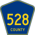 County Route 528 marker