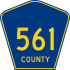 County Route 561 marker