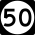 MS Highway 50 marker