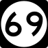 MS Highway 69 marker